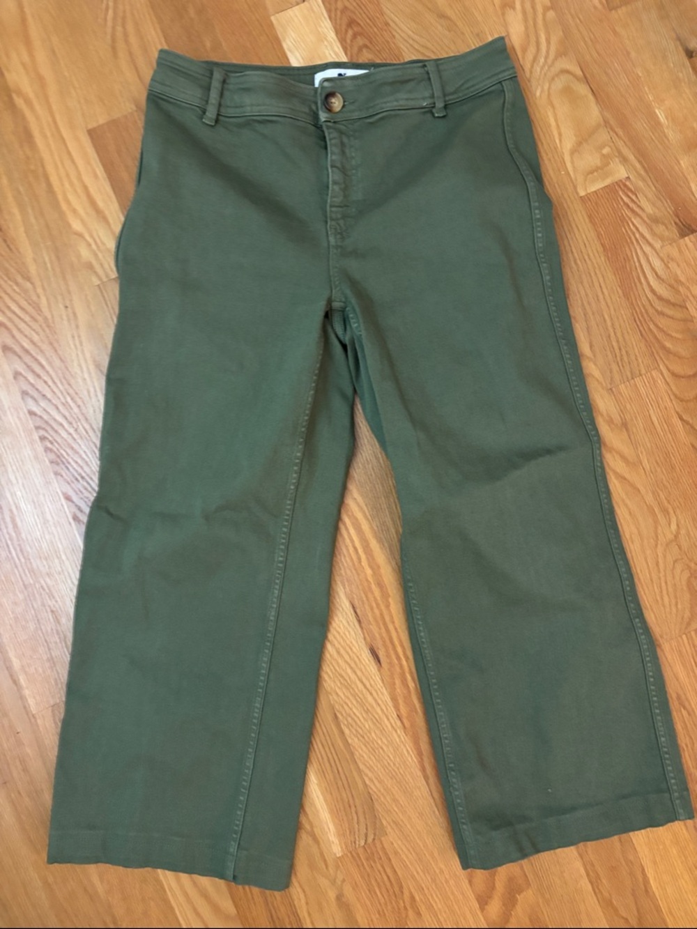 Vineyard Vines Olive Green Straight-Leg Chinos